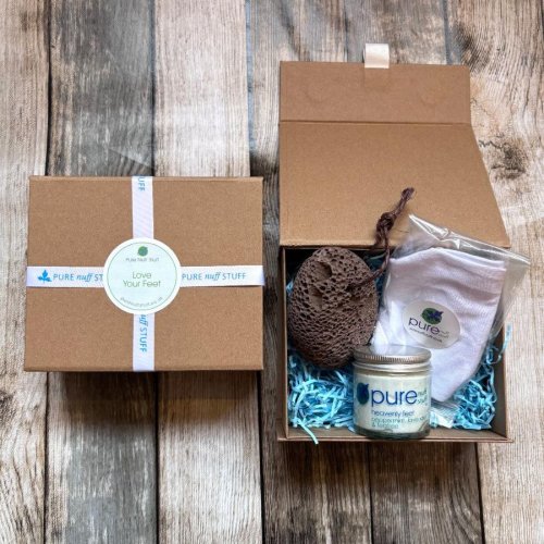 foot care gift box from pure nuff stuff